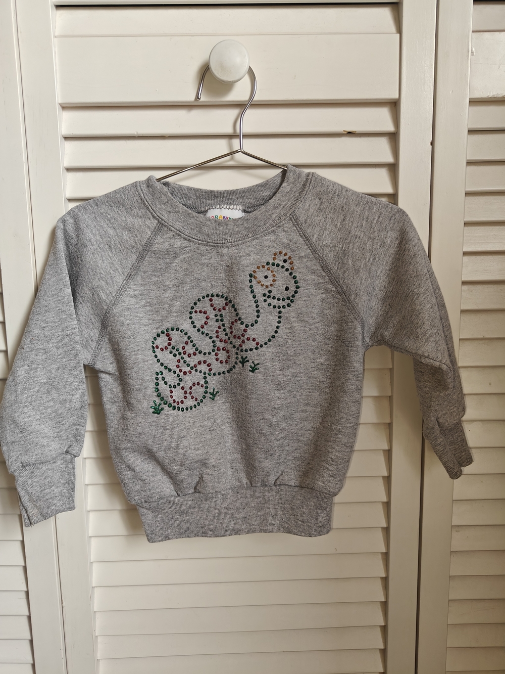 Garanimals Gray Vintage Toddler Crewneck Sweatshirt 2T Snake